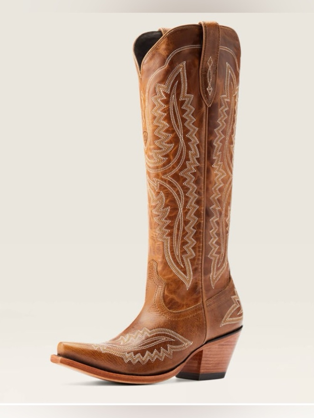 Ariat Casanova X Toe Western Boots In Shades Of Grain